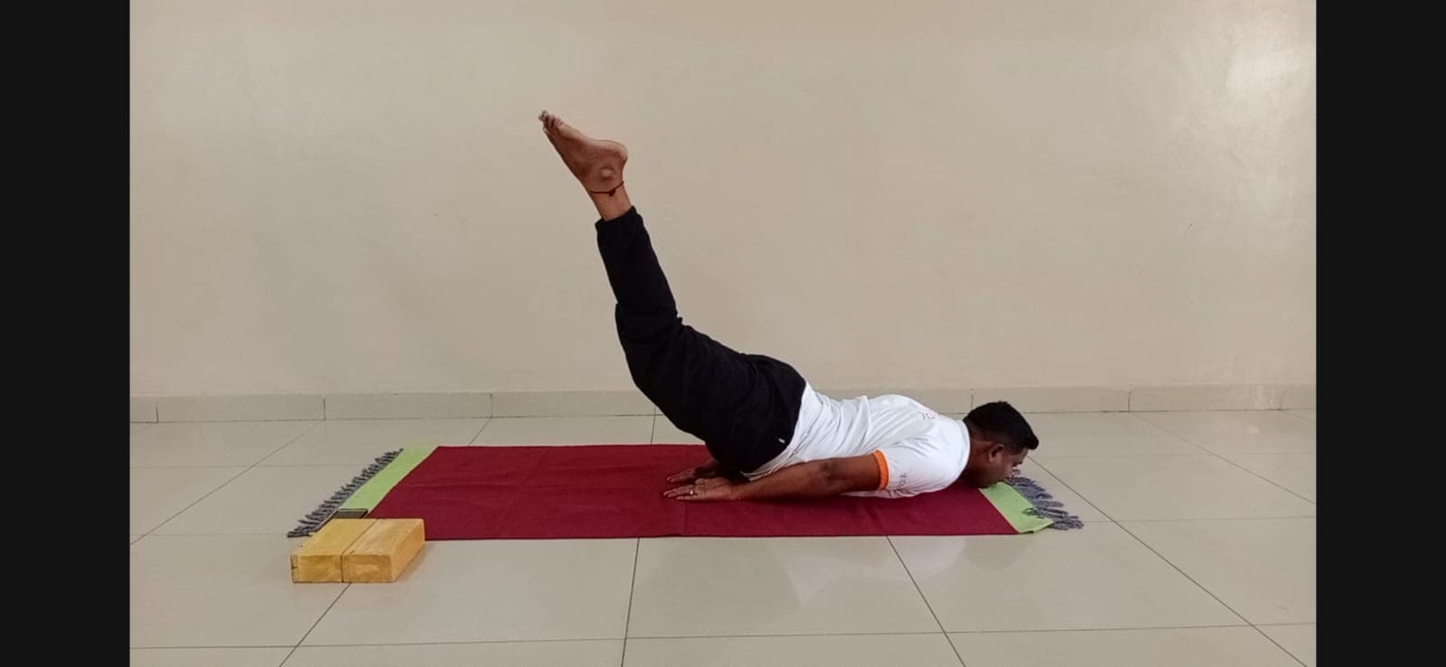 Yoga practice moment 3